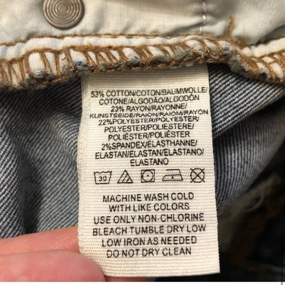 Free People Women’s Busted Knee distressed skinny jeans Size US Waist 28 - Picture 11 of 16